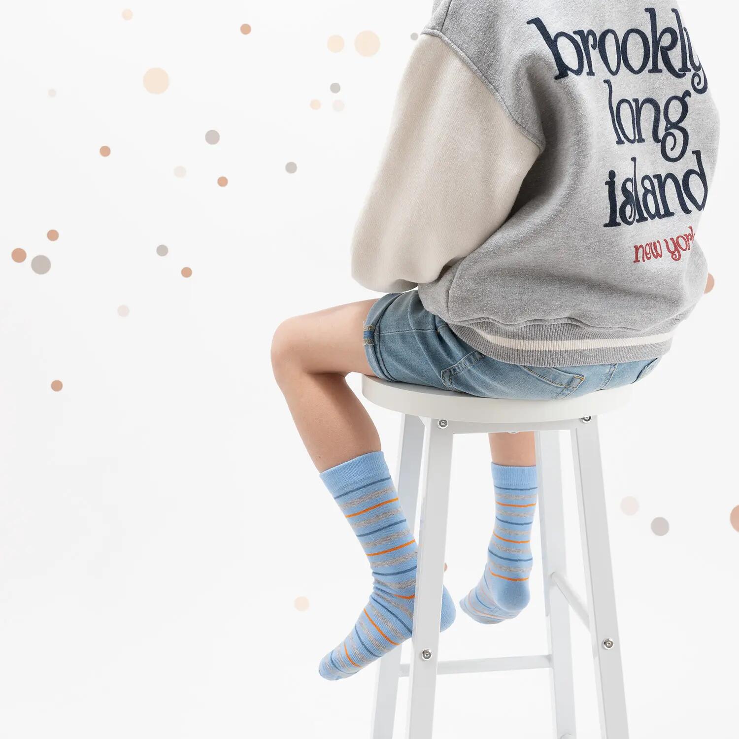 Jungen & Mädchen Bunte Socken 10er Pack (Modell: Estilo) 6/6
