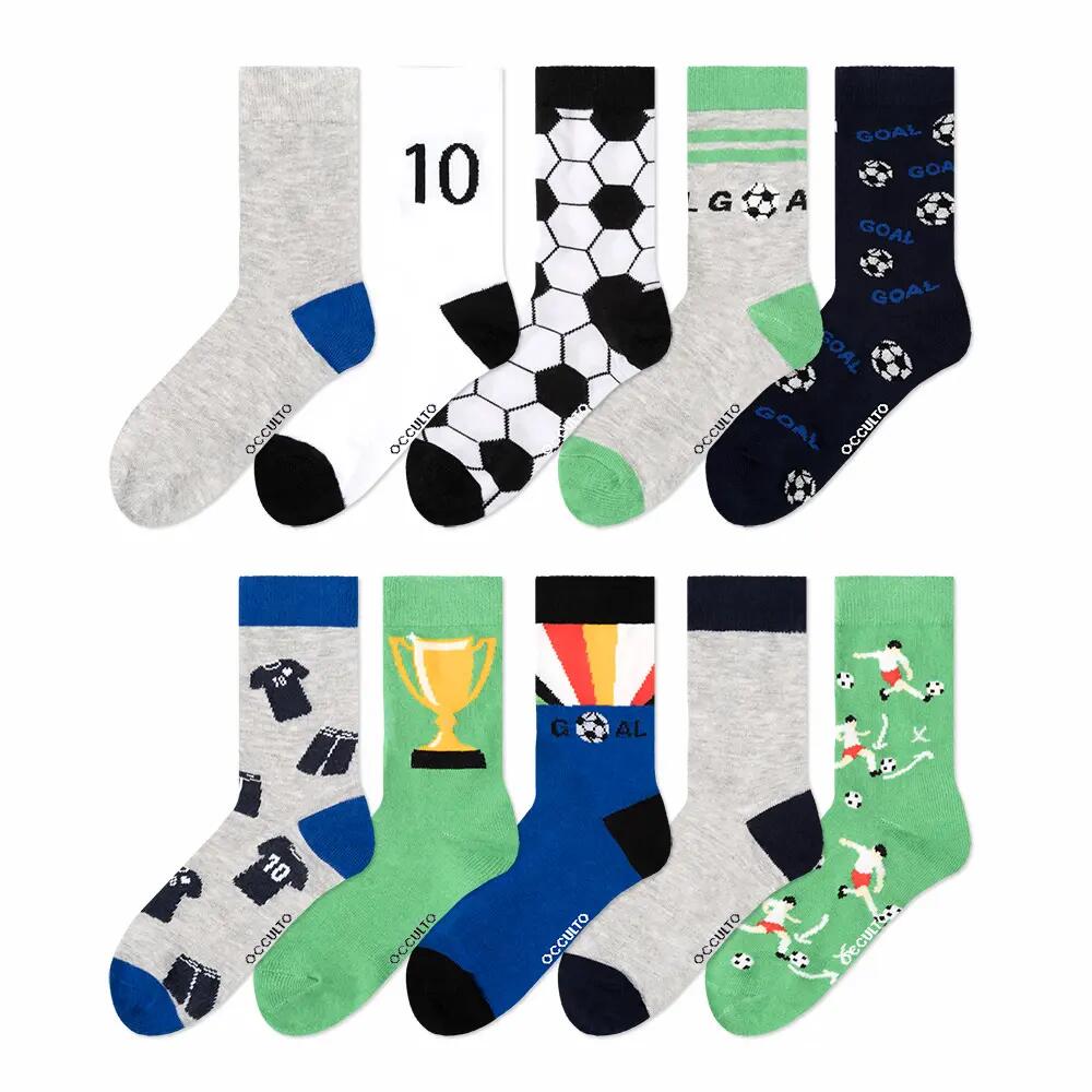 Jungen & Mädchen Motiv Socken 10er Pack (Modell: Fantasia) 2/6