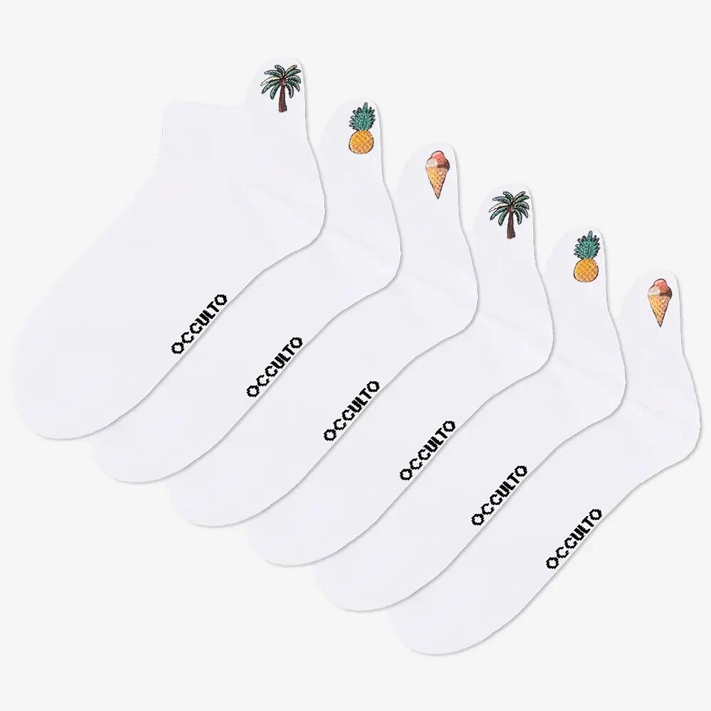 Damen & Herren Motiv Sneaker Socken 3-6er Pack (Modell: Luca) 2/7
