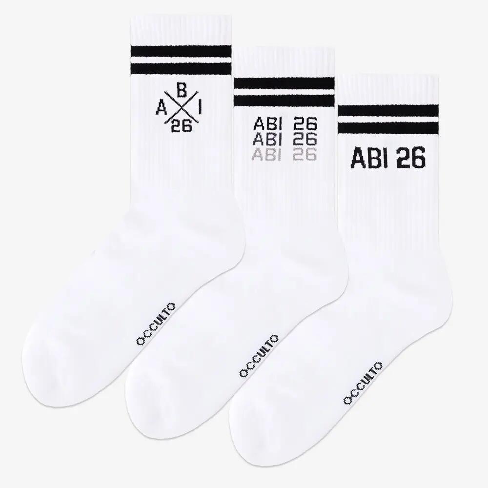 Damen & Herren Abi Tennissocken 3er Pack (Modell: Abi) 2/6