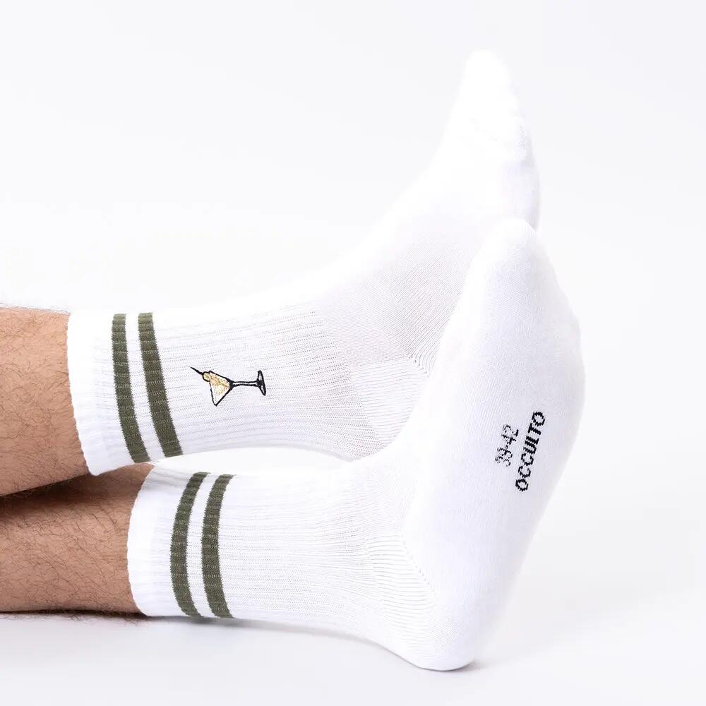 Damen & Herren Motiv Tennissocken 3er Pack (Modell: Summer) 5/6