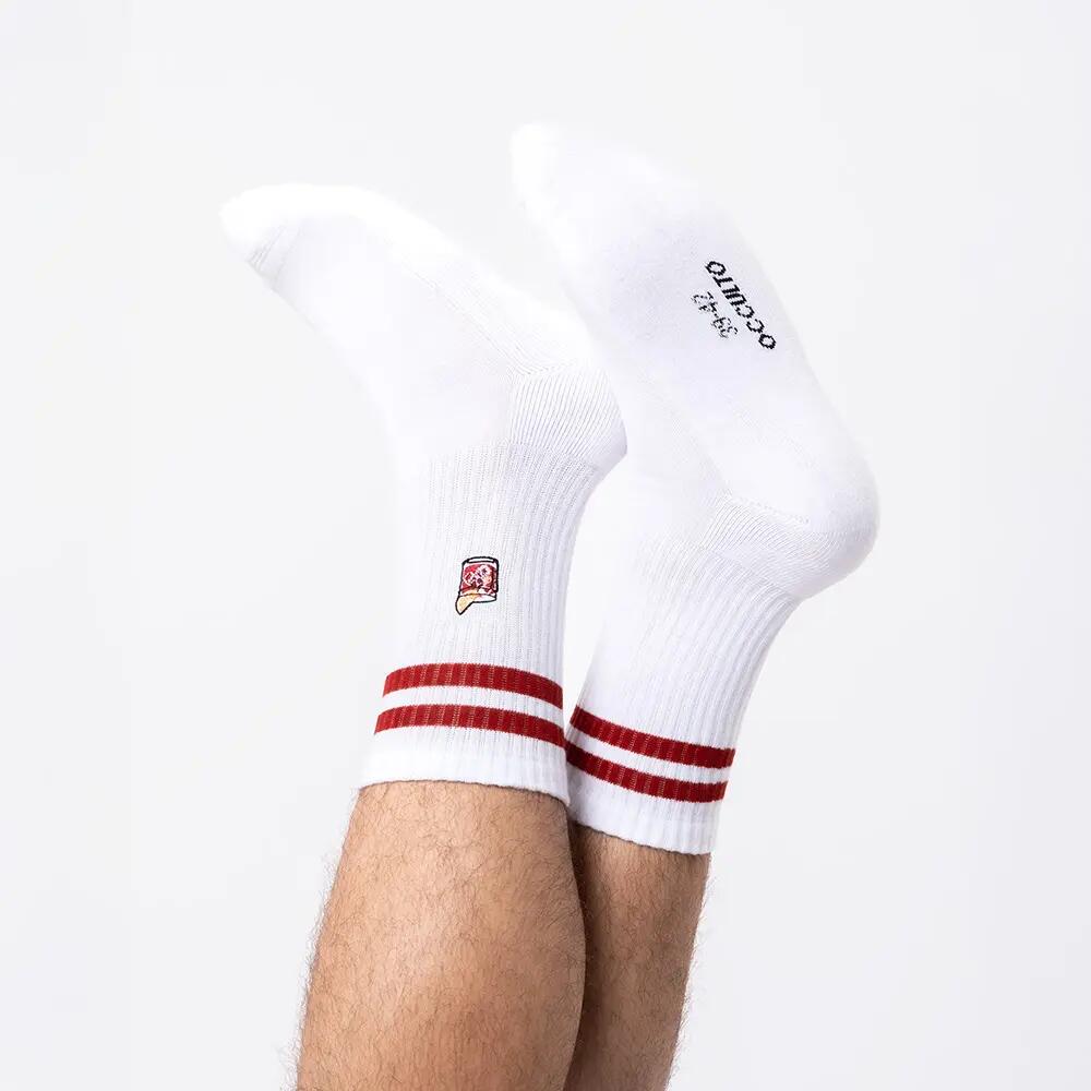 Damen & Herren Motiv Tennissocken 3er Pack (Modell: Summer) 4/6