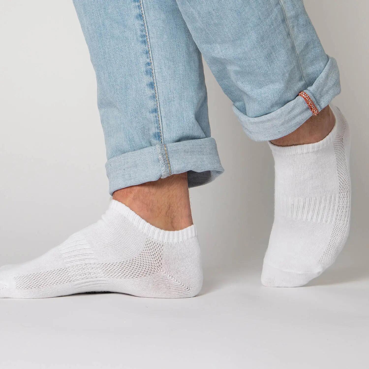 Herren Sneaker Socken aus Bio-Baumwolle 10er Pack (Modell: Johannes) 2/5