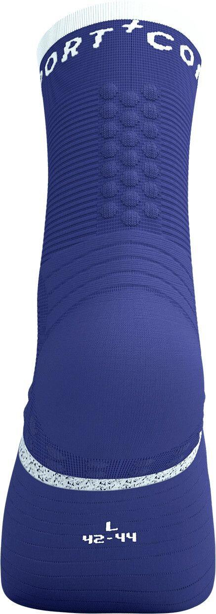 Chaussettes Compressport Pro Marathon V2.0 Bleu/Blanc 4/4