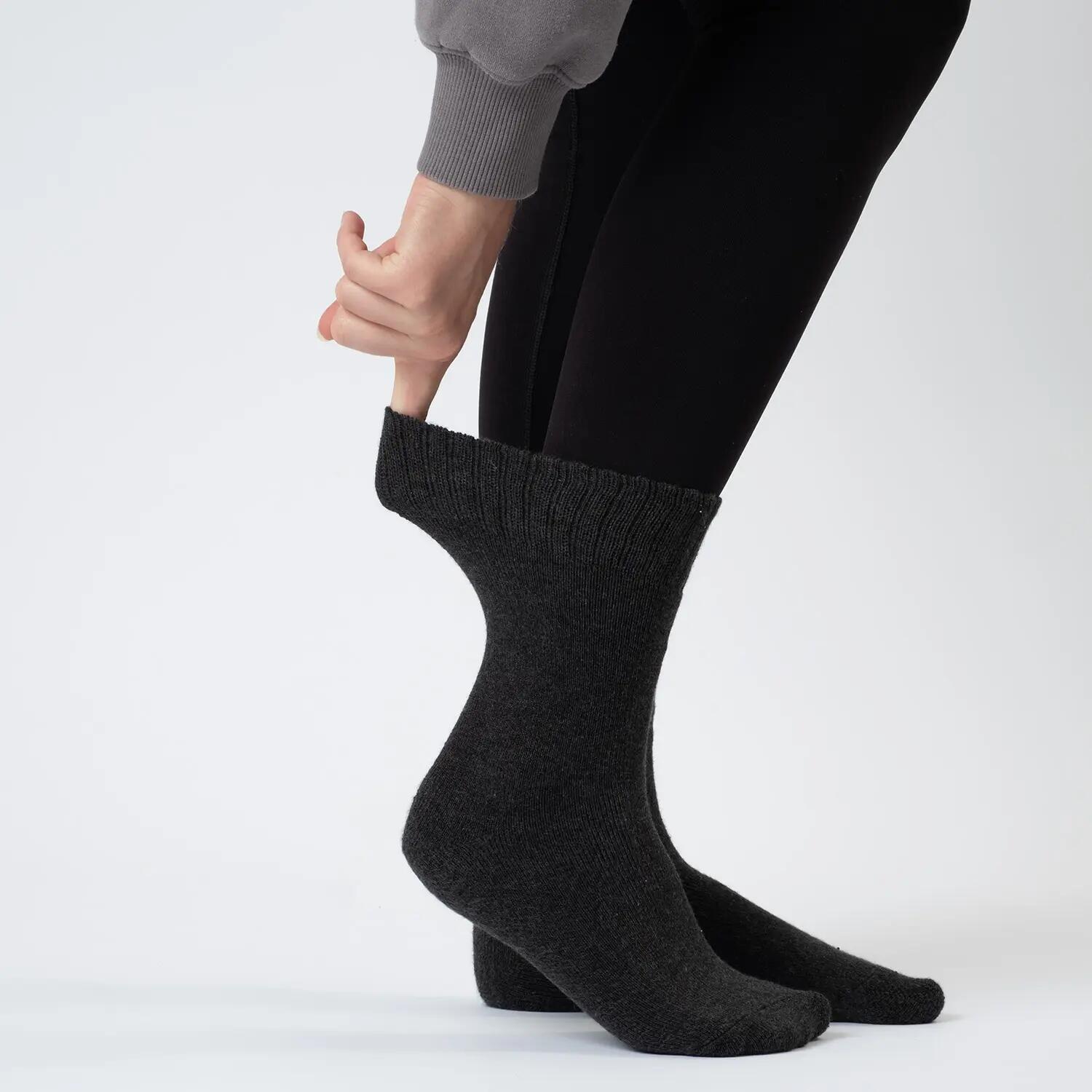 Herren & Damen Bambus Winter Socken 5er Pack (Modell: Mika) 3/5
