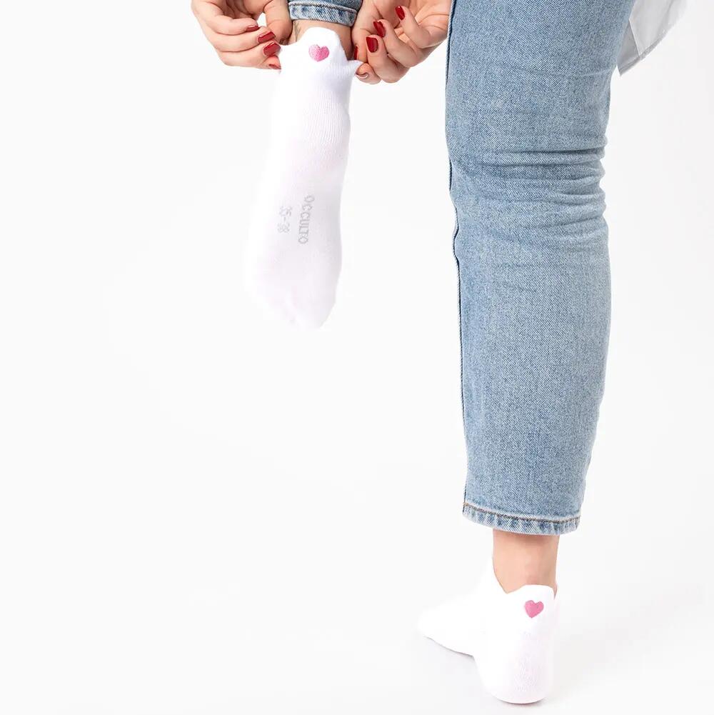 Damen & Herren Motiv Sneaker Socken 6er Pack (Modell: Luca) 5/6