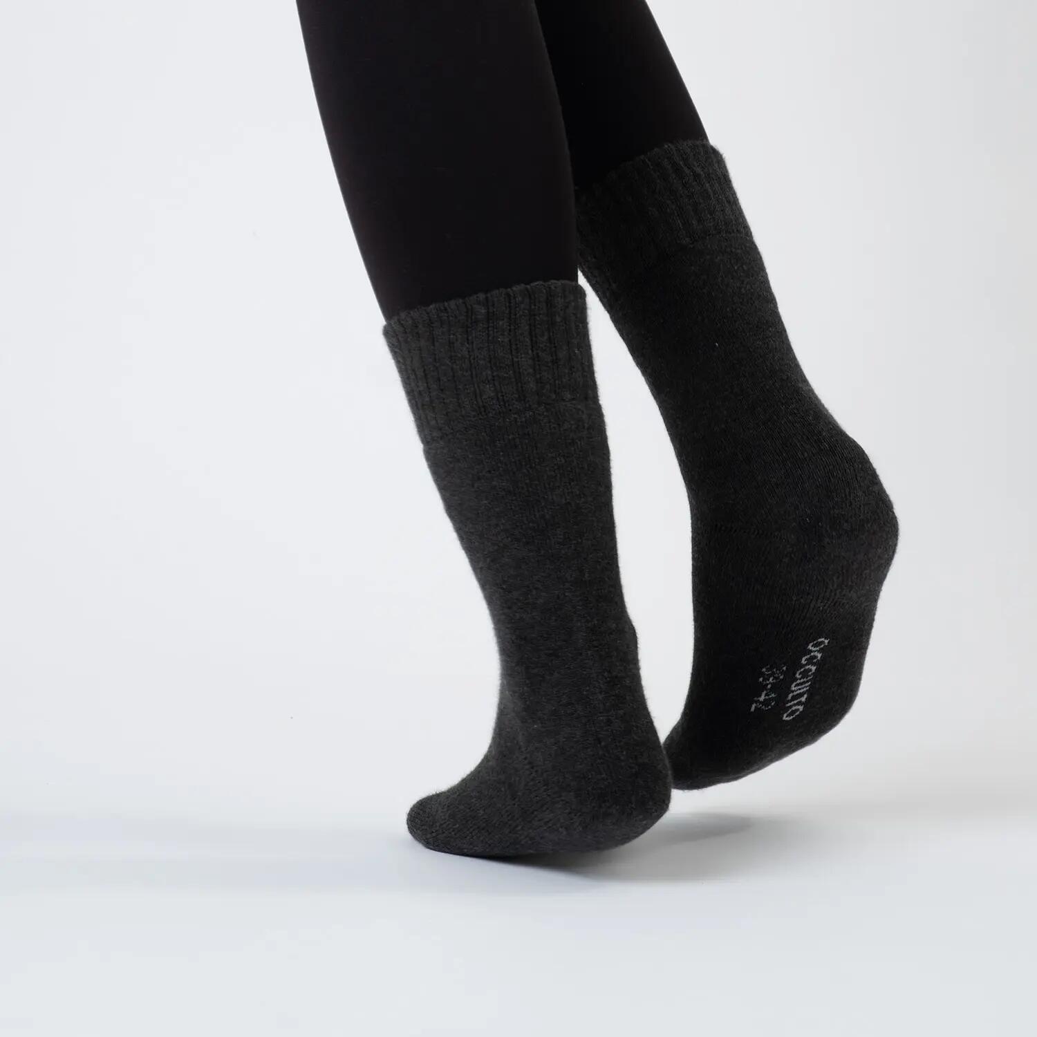 Herren & Damen Bambus Winter Socken 5er Pack (Modell: Mika) 4/5
