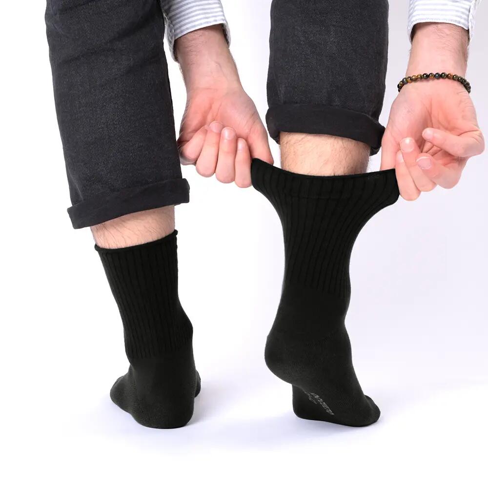 Damen & Herren Socken ohne Gummibund 10er Pack (Modell: Velano) BlueMix 39-42 6/6