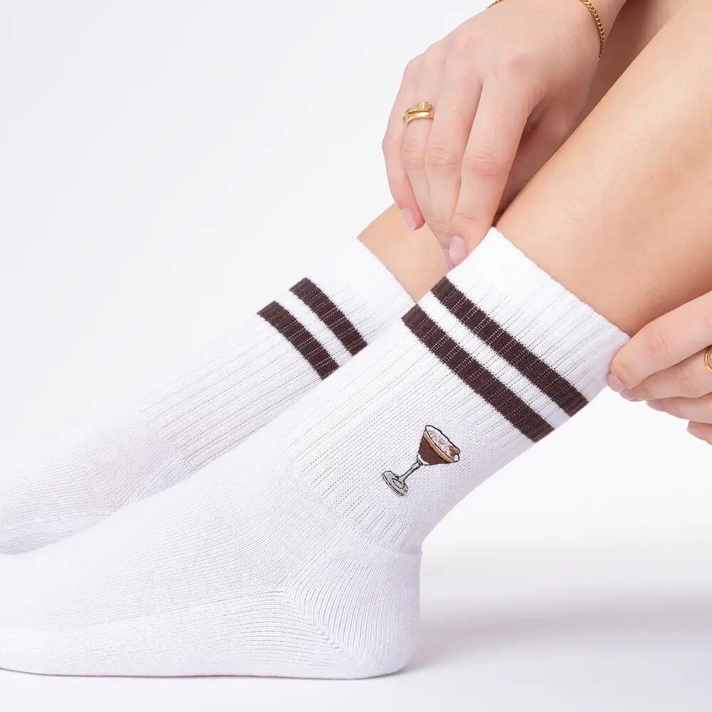 Damen & Herren Motiv Tennissocken 3er Pack (Modell: Summer) 4/6