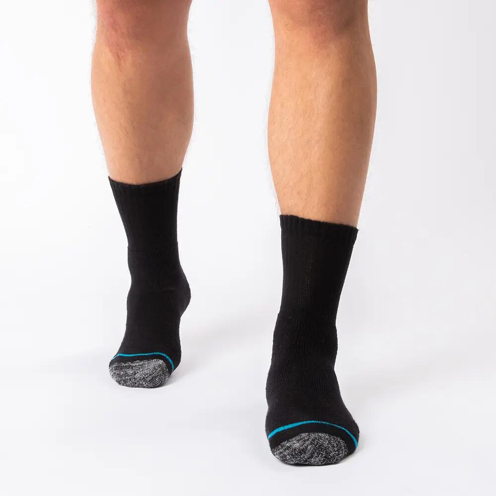 Herren Arbeitssocken 10er Pack (Modell: Karl) Blk-Blu 43-46 5/6