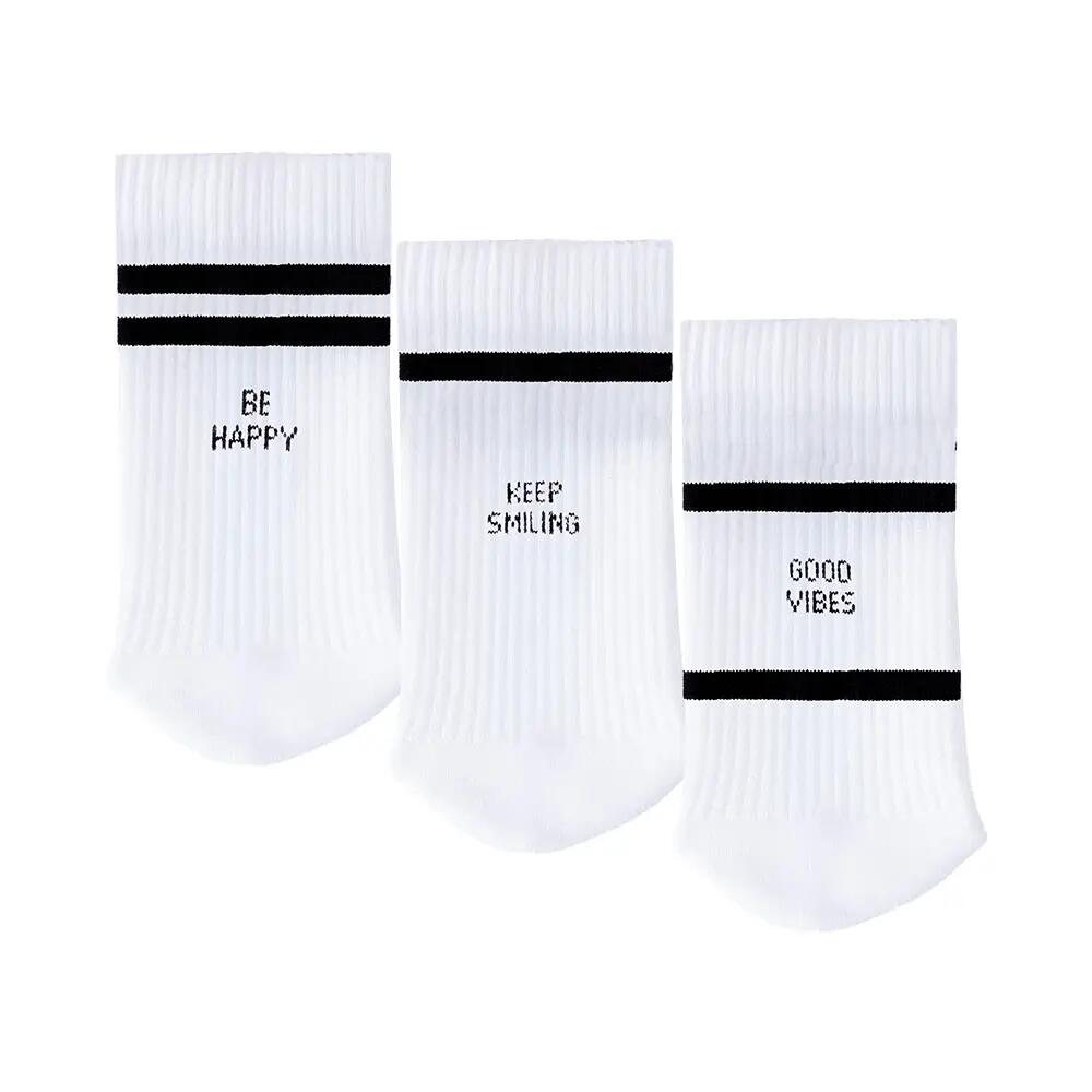 Damen & Herren Statement Tennis Socken 3er Pack (Modell: Leo) 2/6