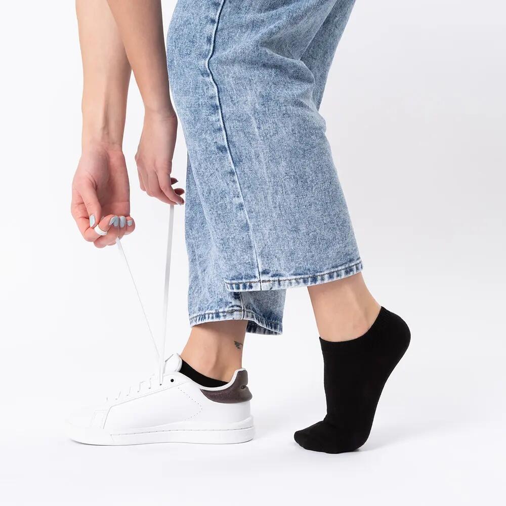 Damen & Herren 100% Baumwolle Sneaker Socken 10er Pack (Modell: Manu) 6/6