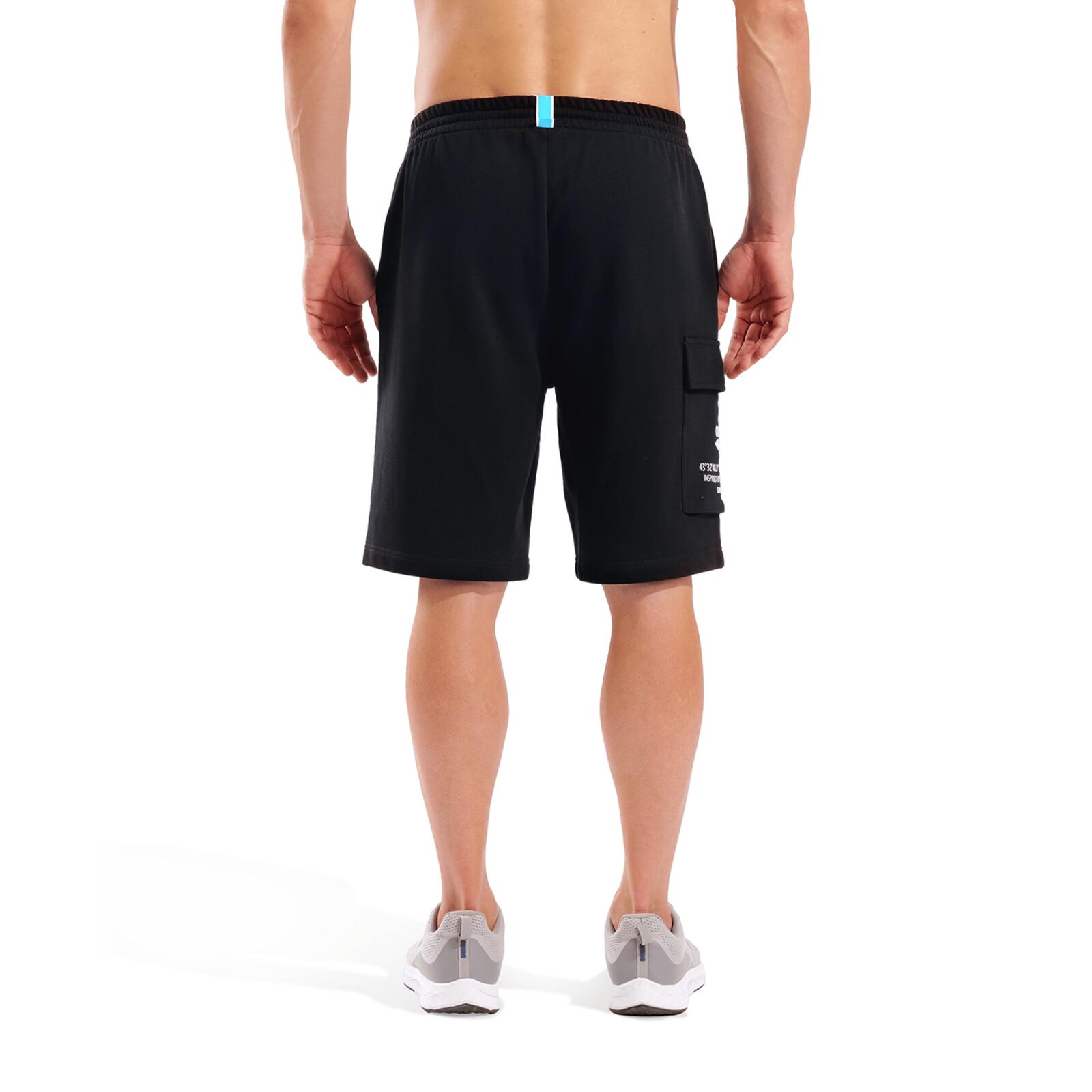 M Arena Graphic Long Bermuda Fleece - black 2/5