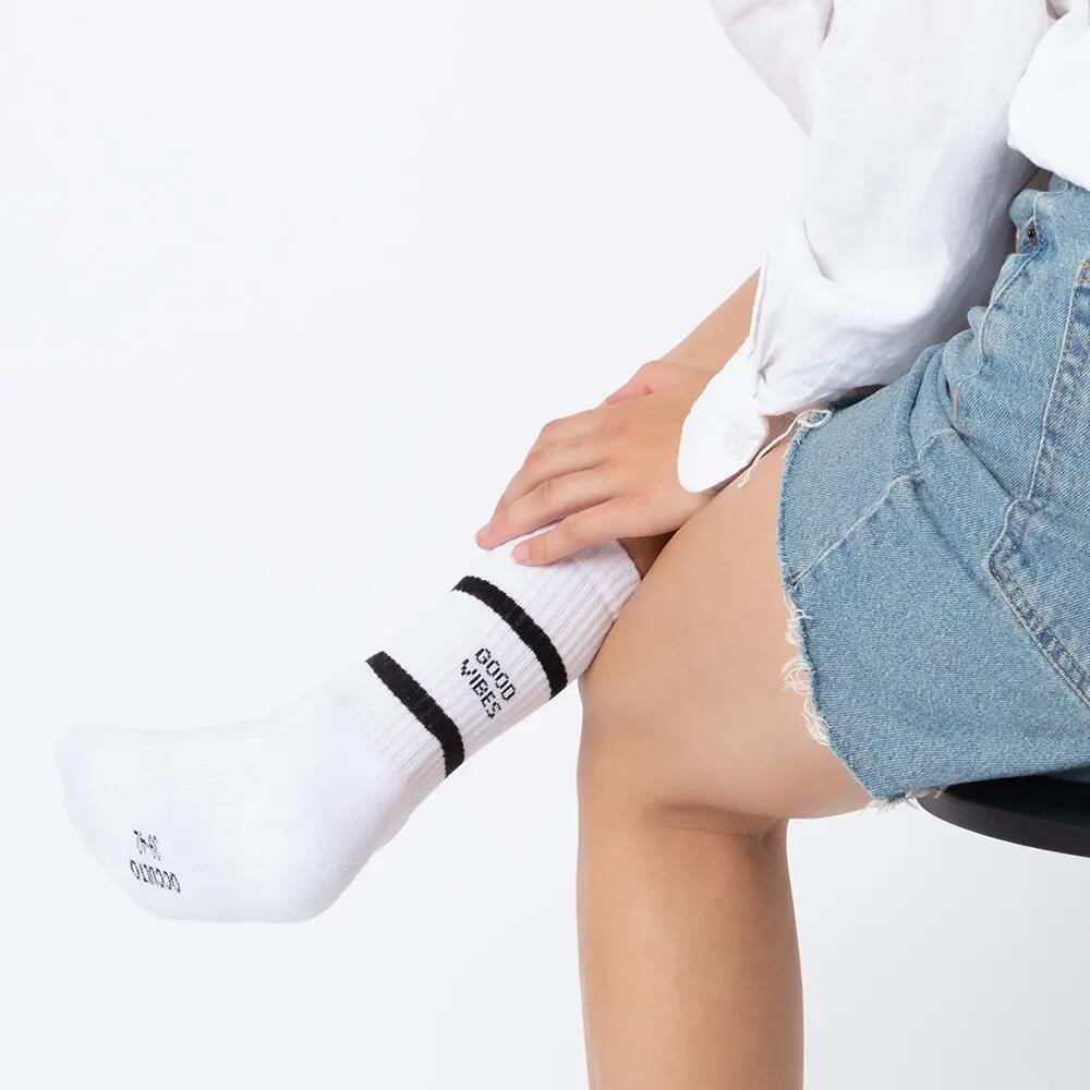 Damen & Herren Statement Tennis Socken 3er Pack (Modell: Leo) 4/6