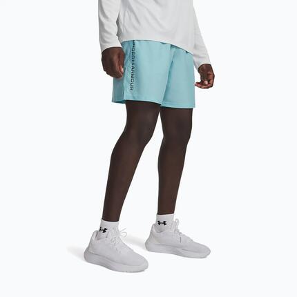 Short d'entraînement tissé Under Armour Wordmark pour homme