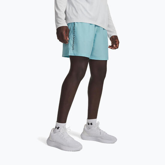 Short d'entraînement tissé Under Armour Wordmark pour homme