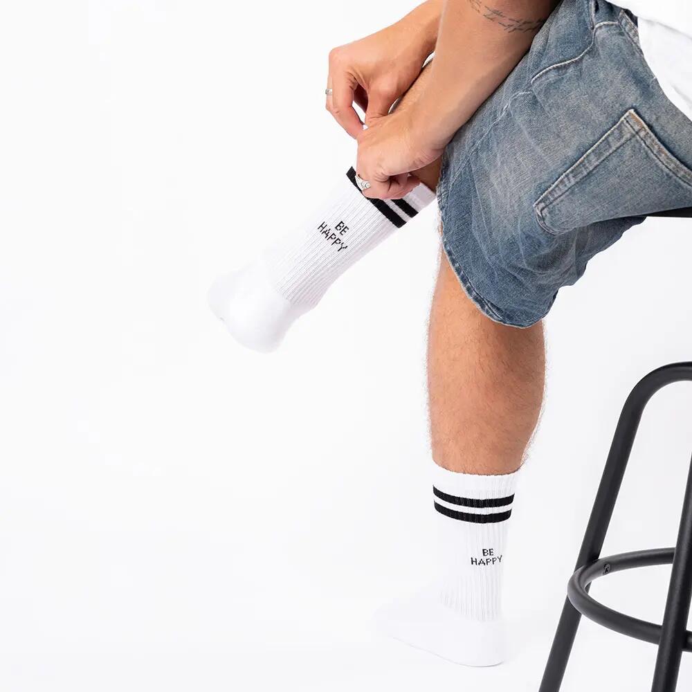 Damen & Herren Statement Tennis Socken 3er Pack (Modell: Leo) 6/6