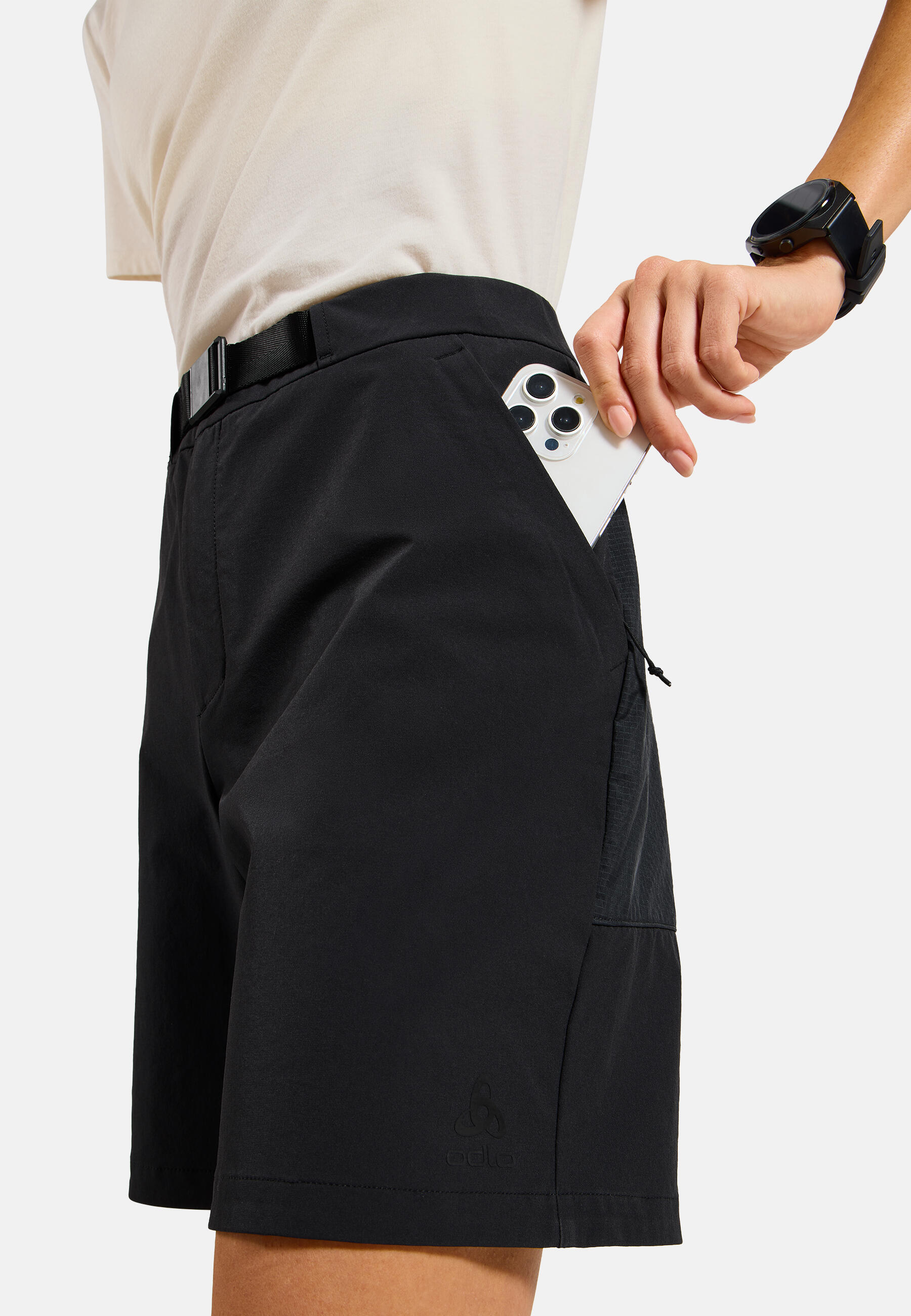 Spodenki damskie ODLO Short ASCENT SHORT 4/5