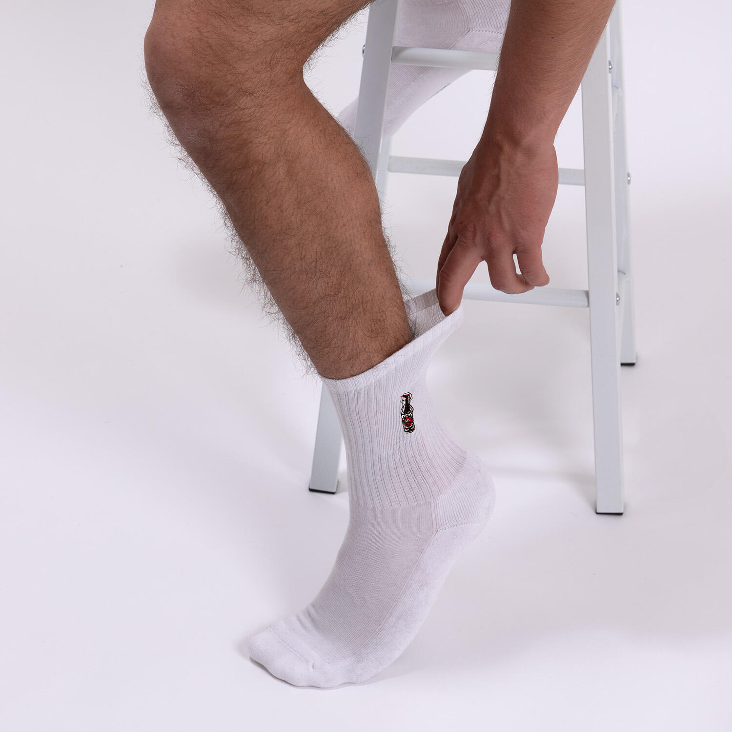 Damen & Herren Motiv Tennissocken 3er Pack (Modell: Robin) 2/6