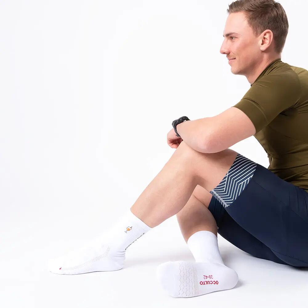 Herren & Damen Motiv Rennradsocken 2er Pack (Modell: Mathieu) 5/6
