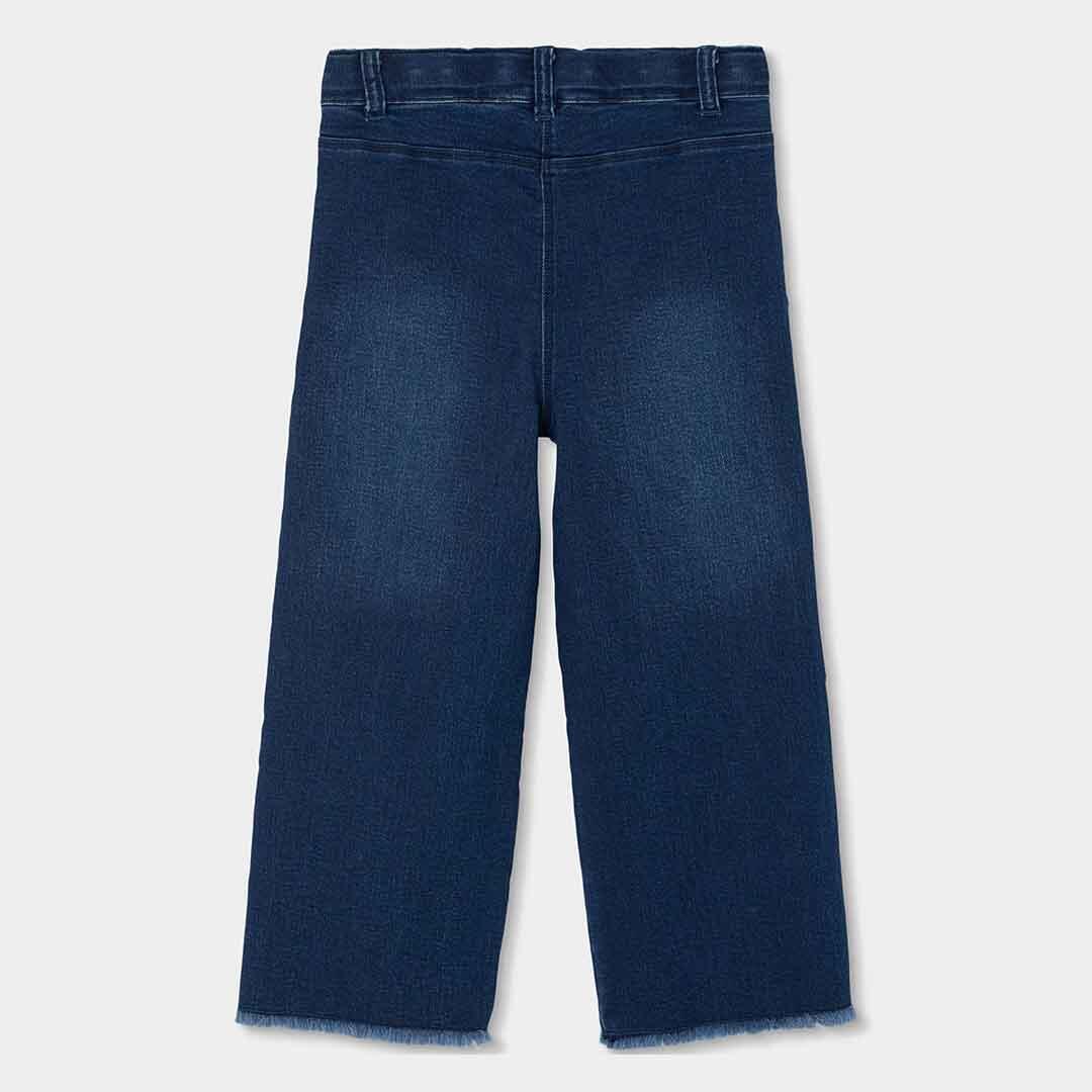 Pantalones de verano de senderismo kids niña boboli azul 2/4