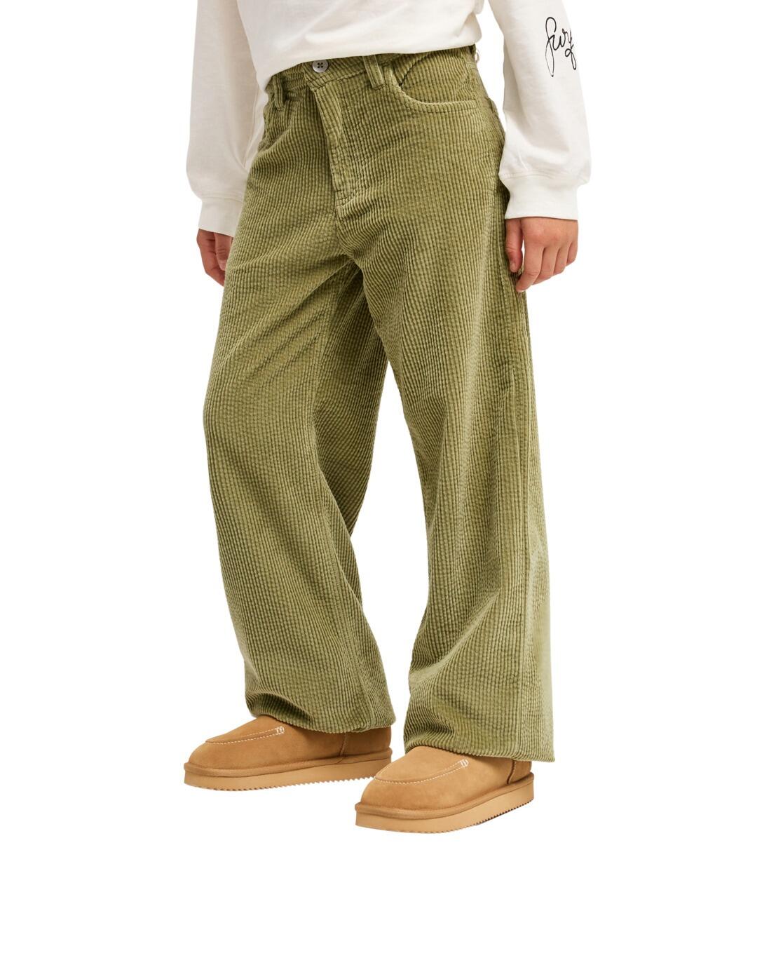 Kordhose PATROLKID Grün Meisjes 4-16 3/4
