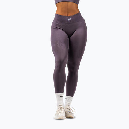 Legginsy treningowe damskie NEBBIA Flow Seamless Maximum Push-Up
