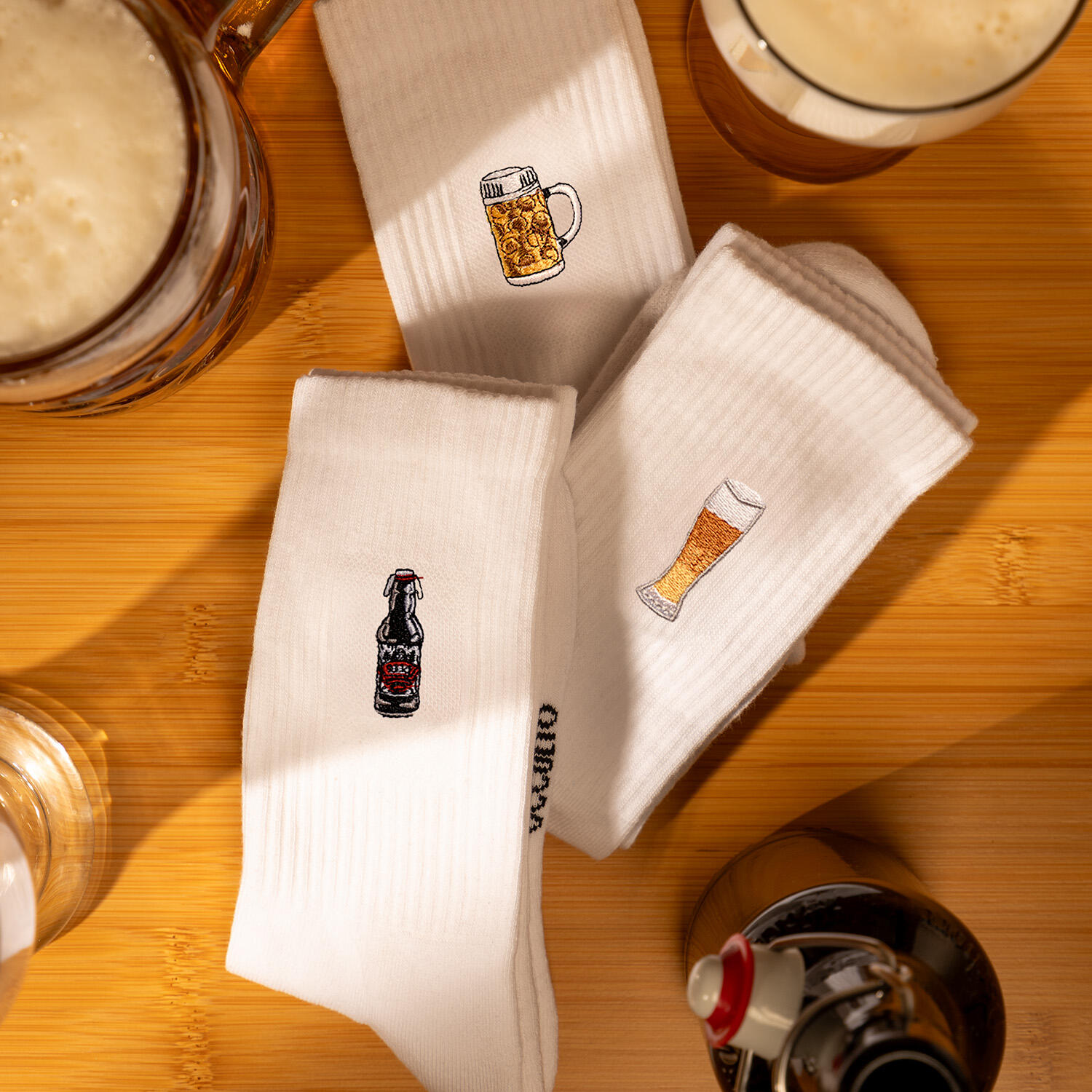 Damen & Herren Motiv Tennissocken 3er Pack (Modell: Robin) 6/6