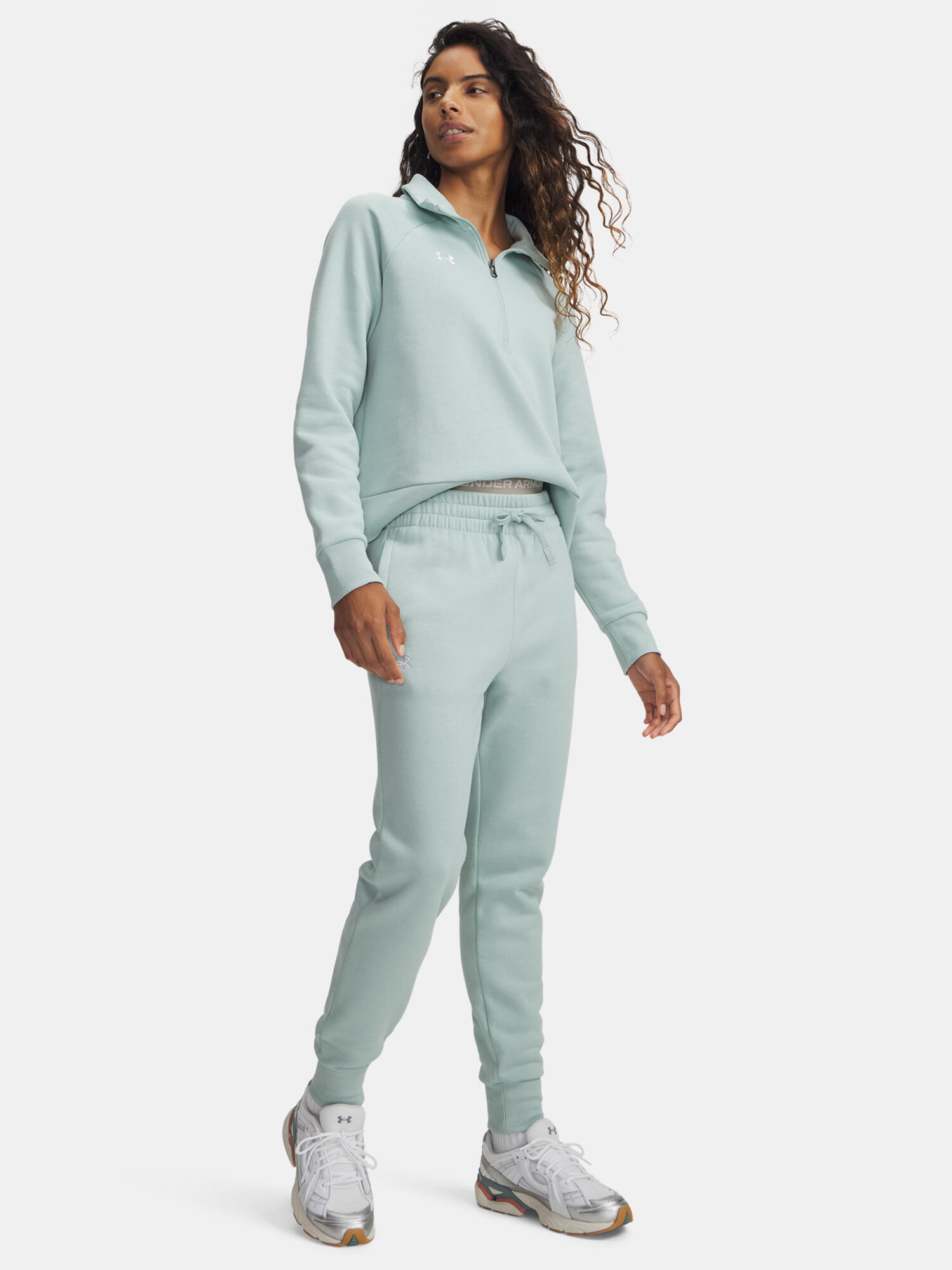 Spodnie damskie Under Armour Rival Fleece Joggers 3/4