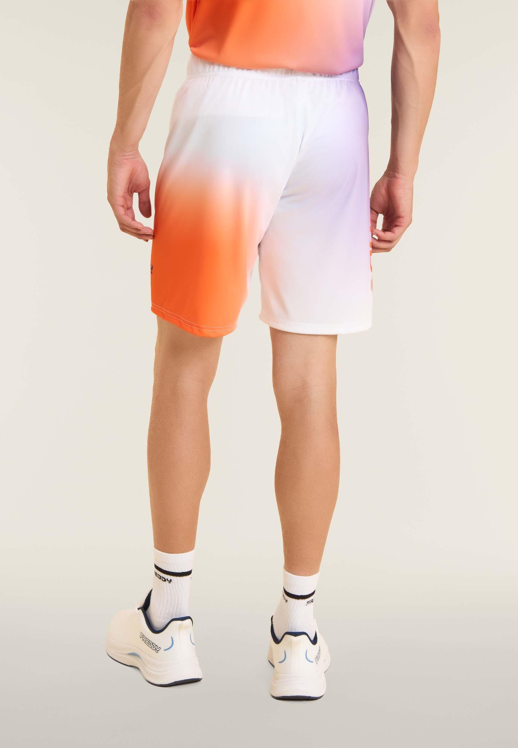 Short de volley-ball de plage pour hommes en tissu technique respirant 3/4