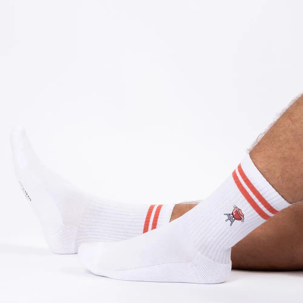 Damen & Herren Motiv Tennissocken 3er Pack (Modell: Rio) 3/6
