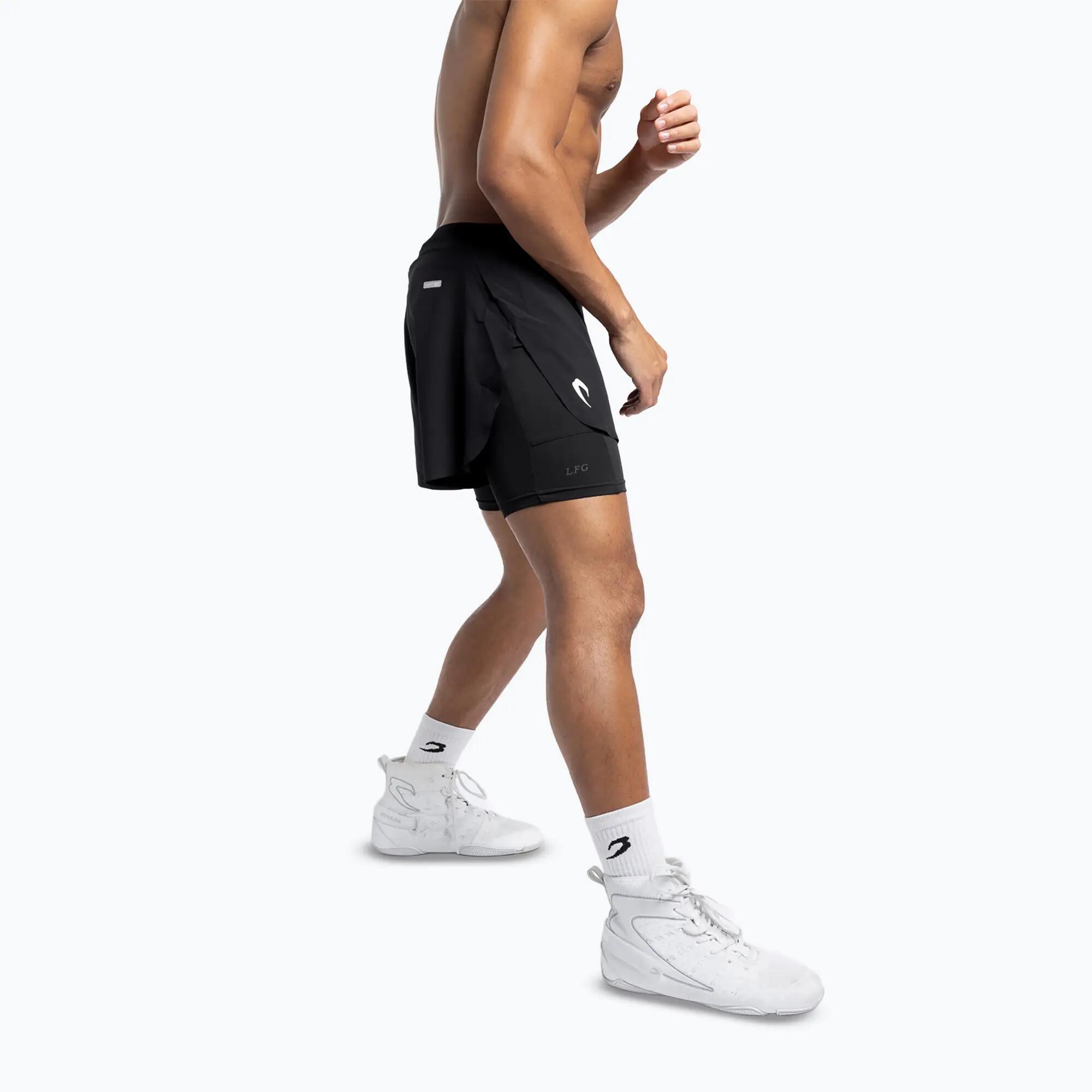 Pantaloni scurți de antrenament BOXRAW Tunero 2-în-1 6/7