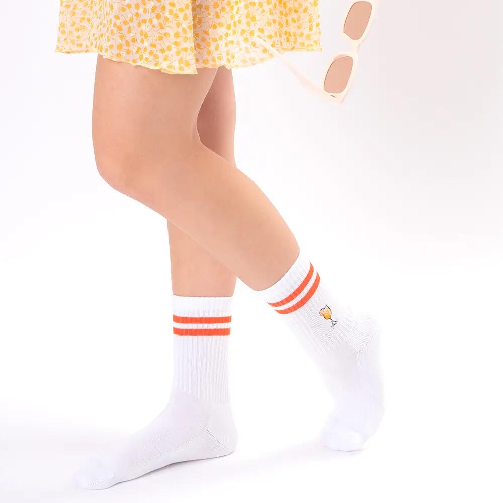 Damen & Herren Motiv Tennissocken 3er Pack (Modell: Summer) 5/6