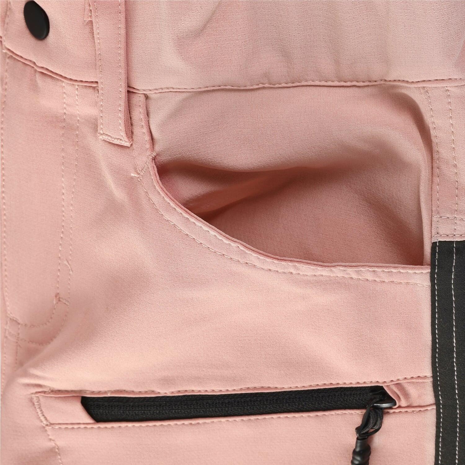 Zip off- Outdoorhose Bridal Rose 3/3