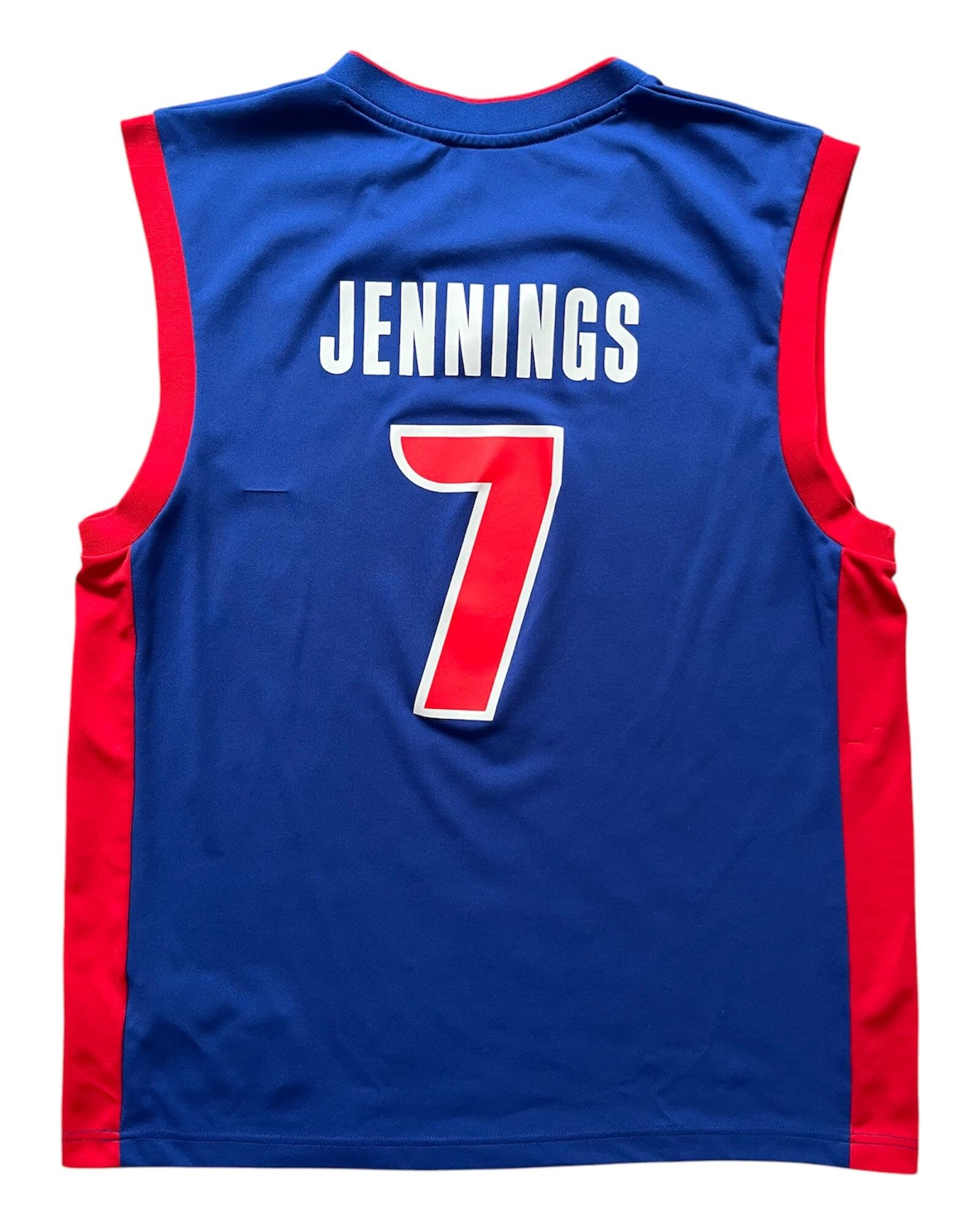 Segunda vida - Camisola NBA Detroit Pistons 2013/2014 Jennings - Como novo 2/2