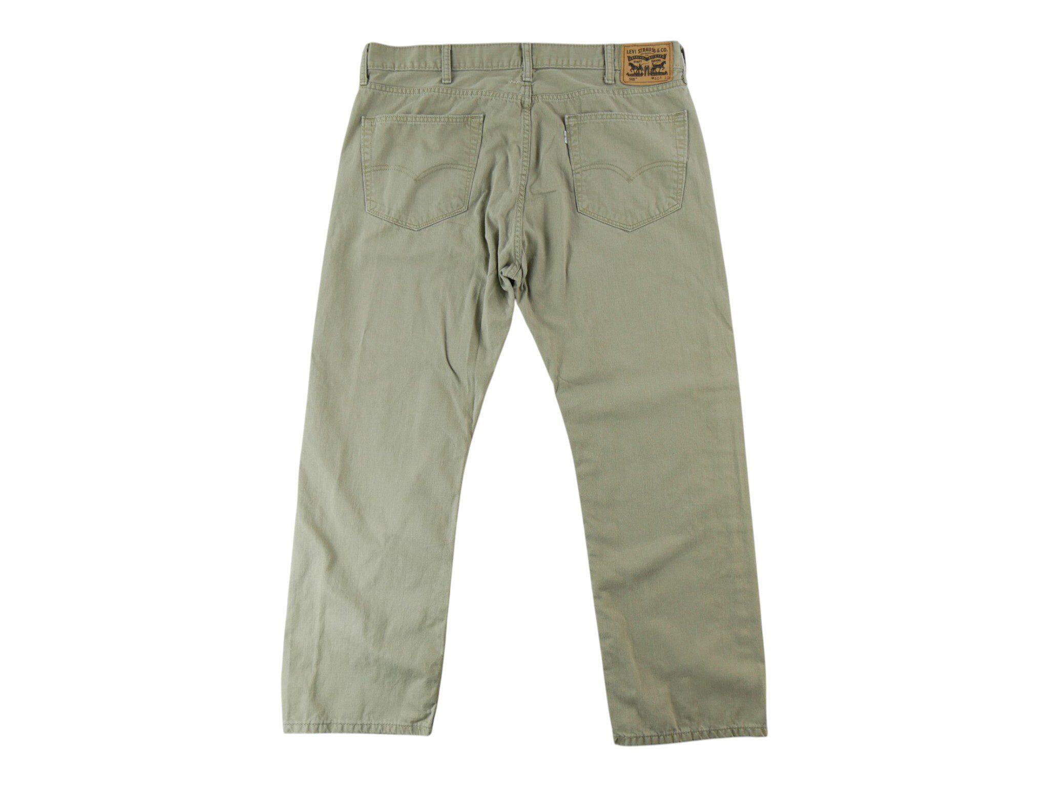 Levi Strauss spodnie męskie 505 regular beżowe 2/7