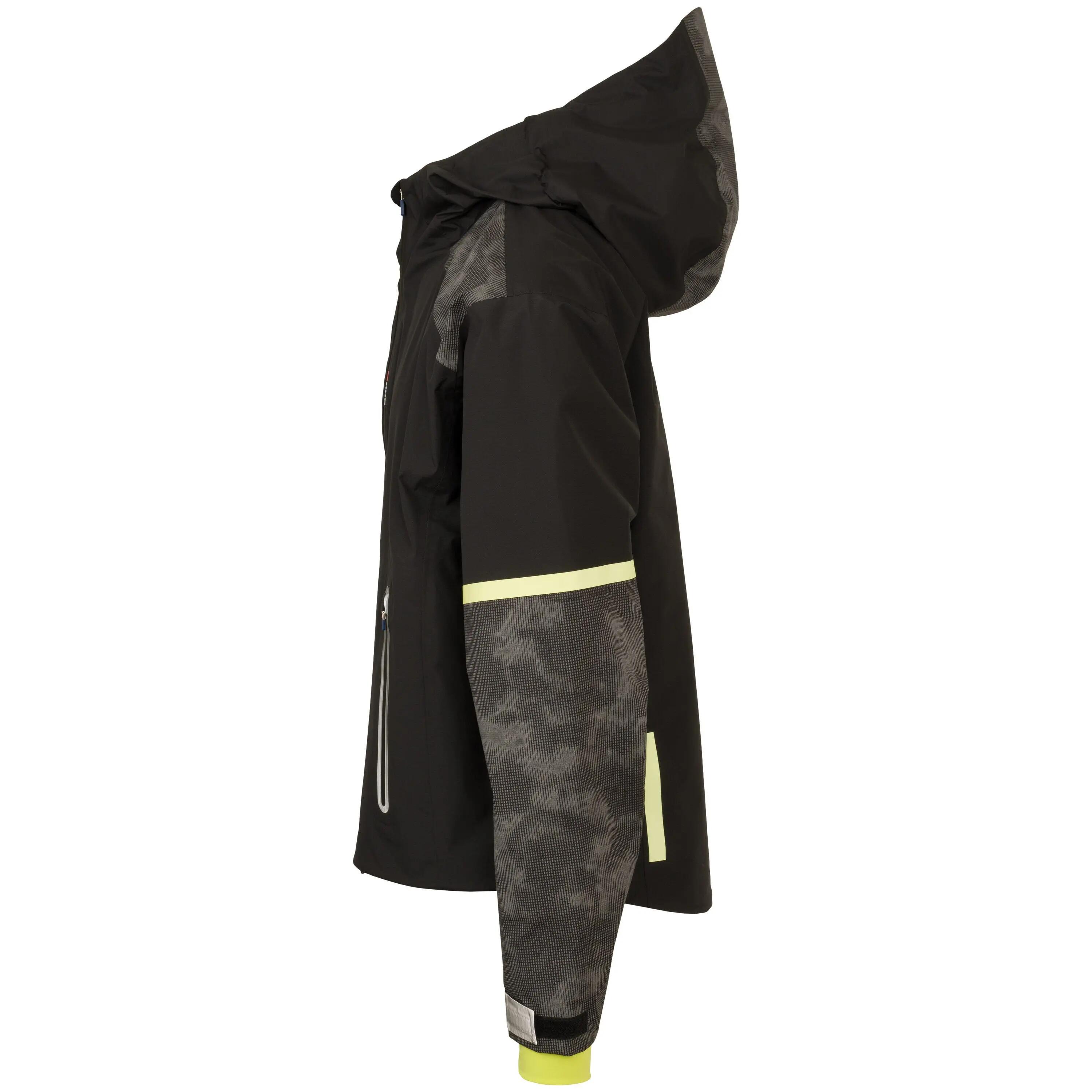 Fahrrad Regenjacke Rainguard Pro reflektierend schwarz 4/6