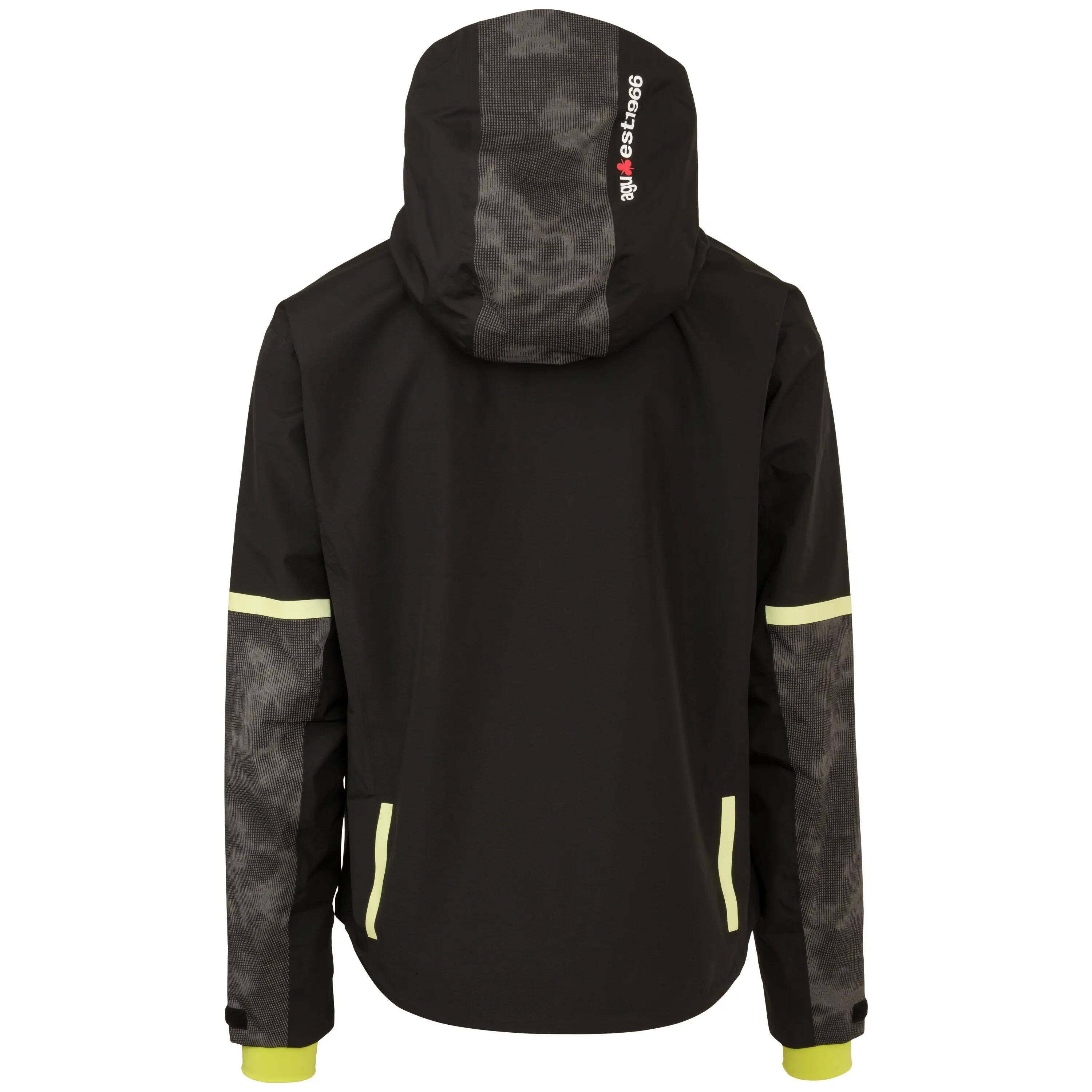 Fahrrad Regenjacke Rainguard Pro reflektierend schwarz 3/6