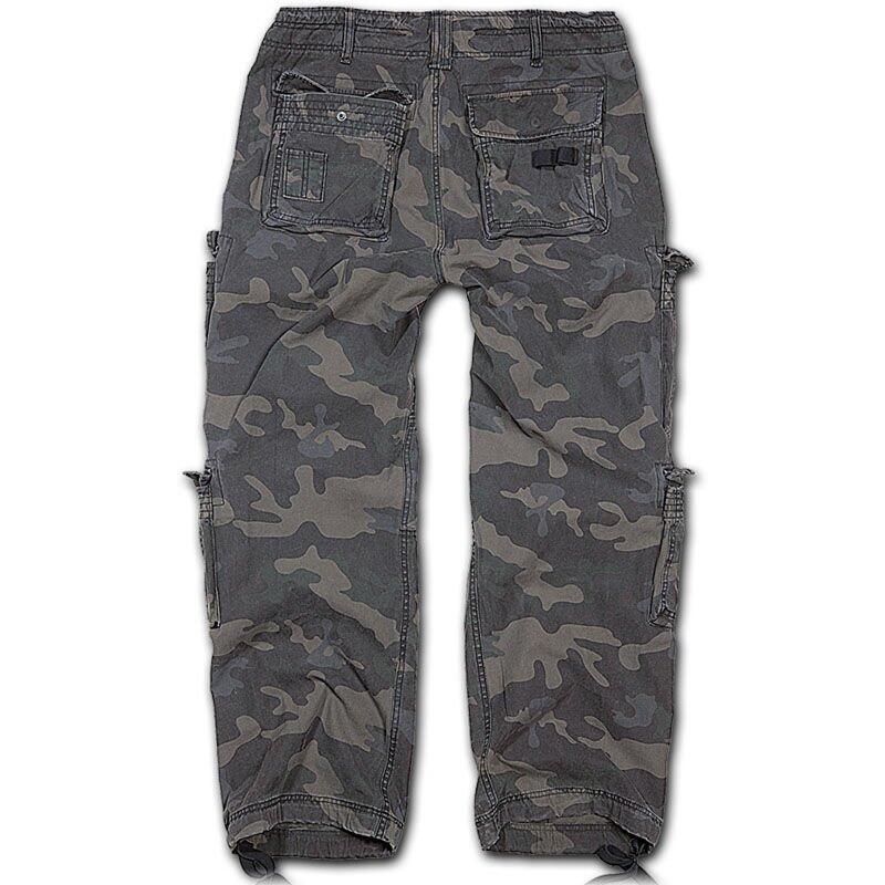Brandit Pure Vintage Trousers Dark Camo 2/6