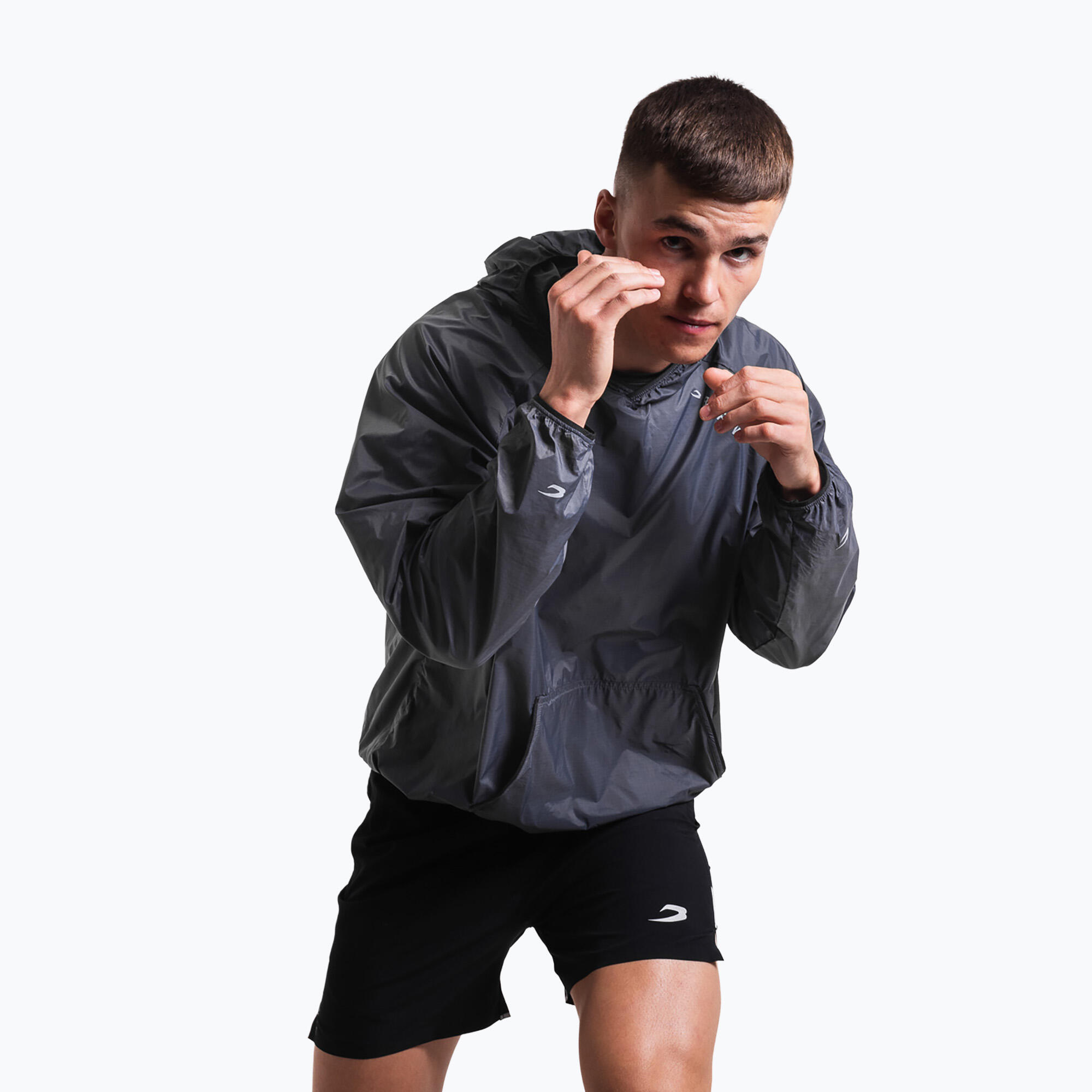 Kurtka przeciwwiatrowa męska BOXRAW Genaro Oversized Windbreaker Hoodie 3/7