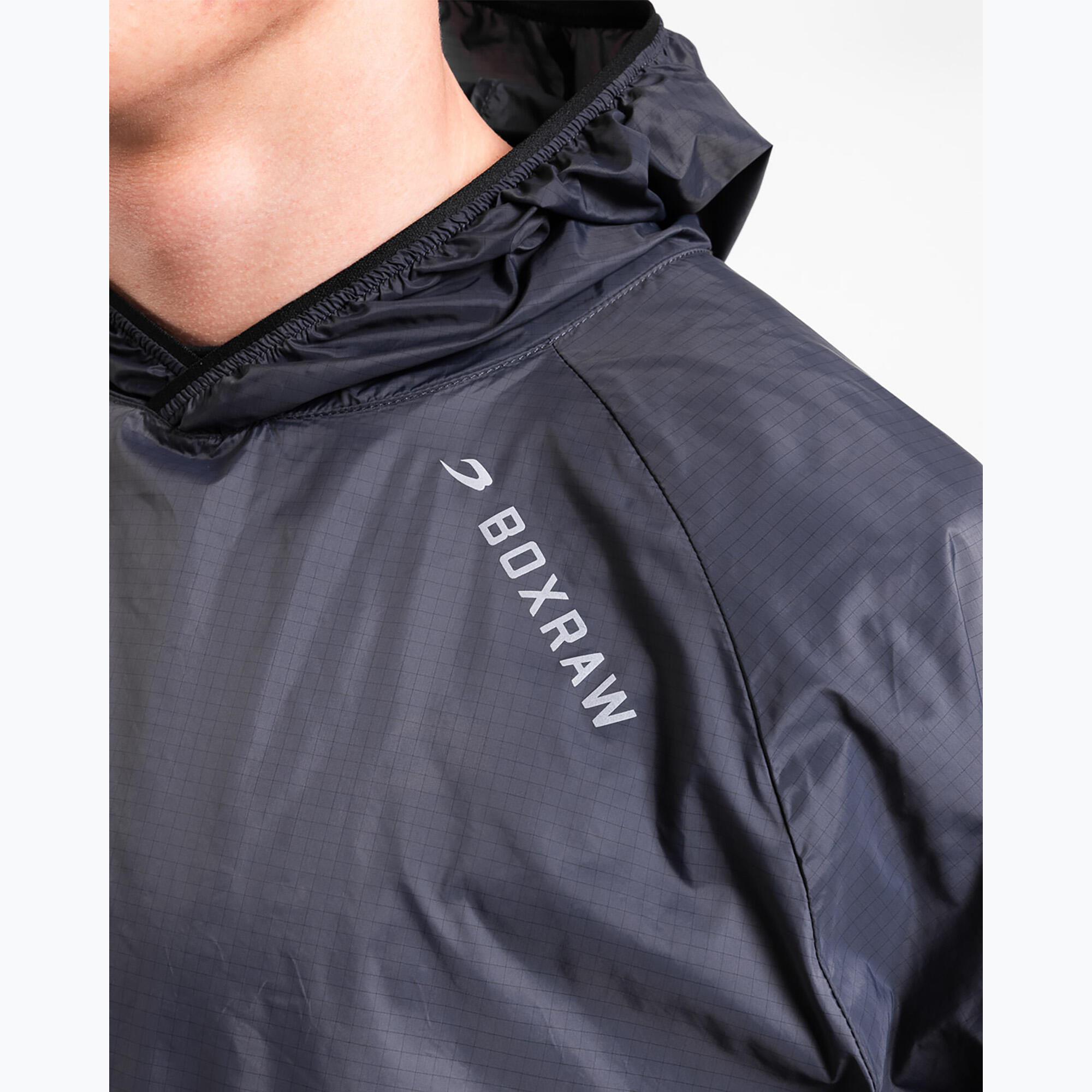Kurtka przeciwwiatrowa męska BOXRAW Genaro Oversized Windbreaker Hoodie 7/7