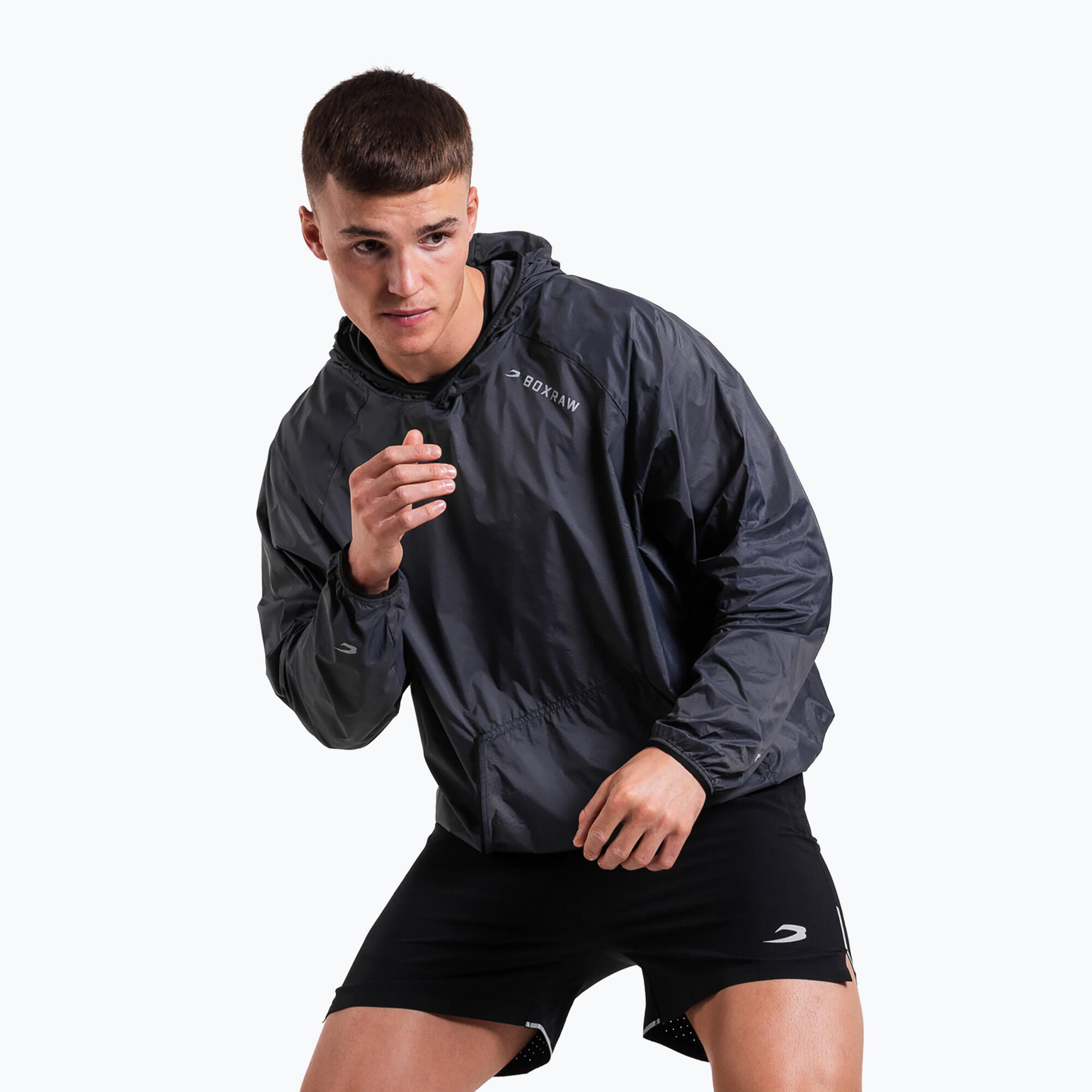 Kurtka przeciwwiatrowa męska BOXRAW Genaro Oversized Windbreaker Hoodie 5/7