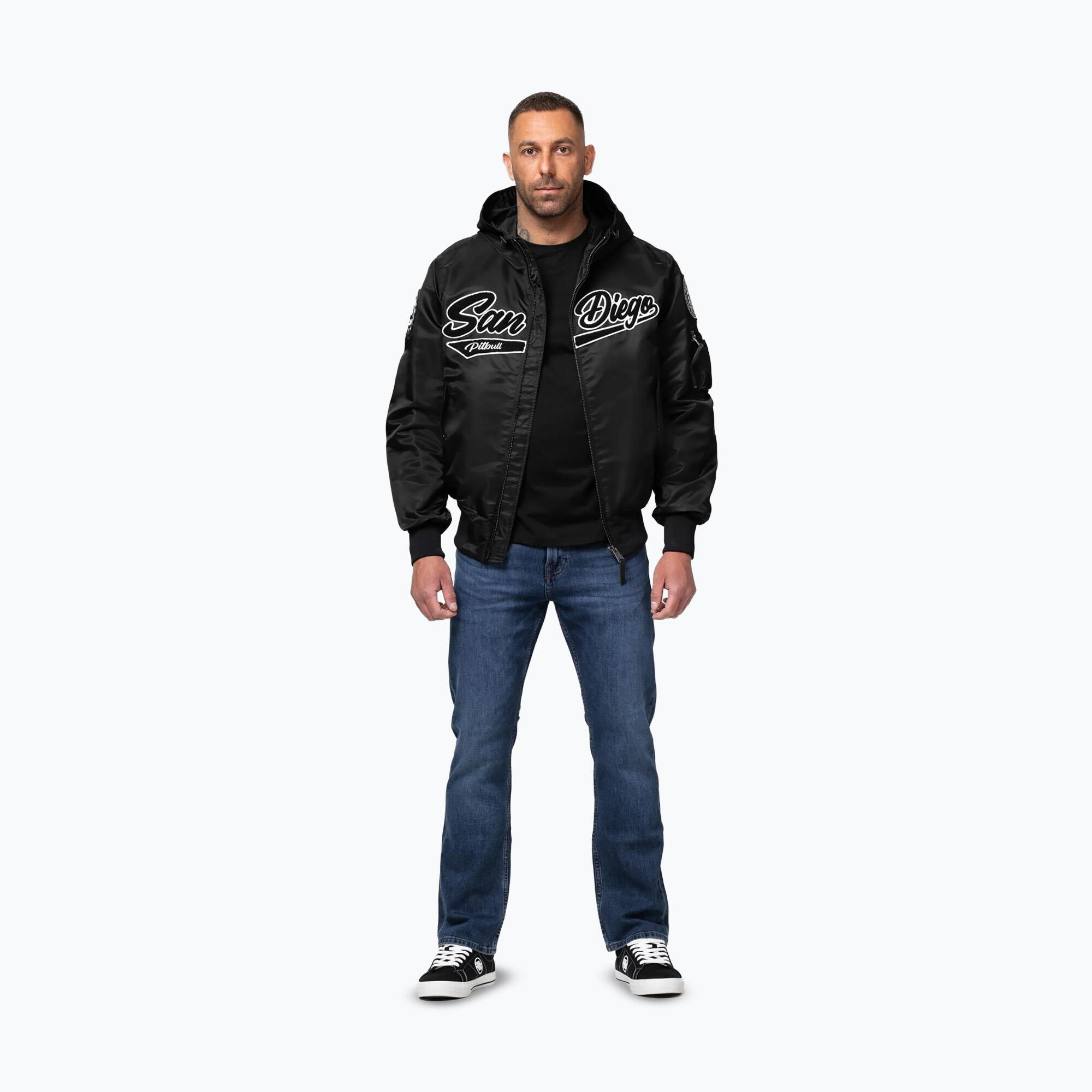 Kurtka męska Pitbull Aero Flight Hooded 2/7