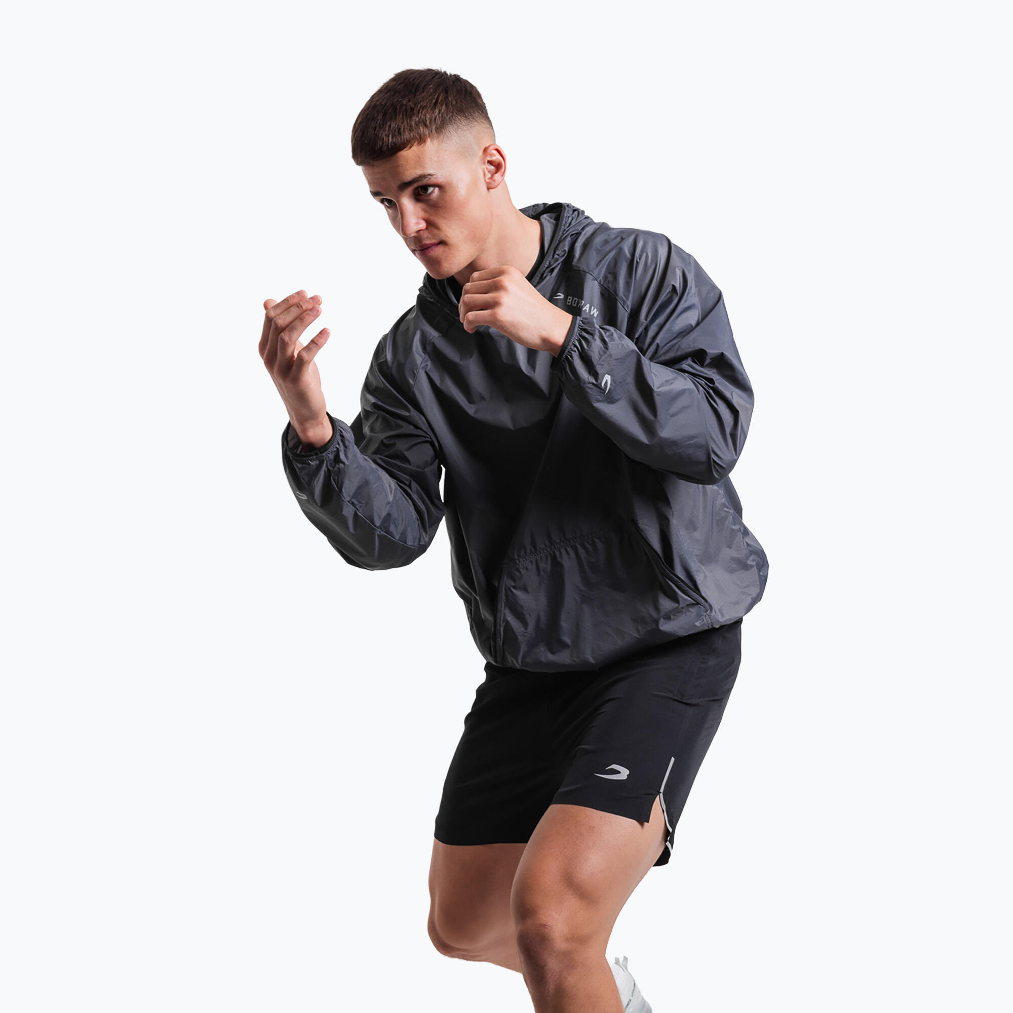 Kurtka przeciwwiatrowa męska BOXRAW Genaro Oversized Windbreaker Hoodie 4/7