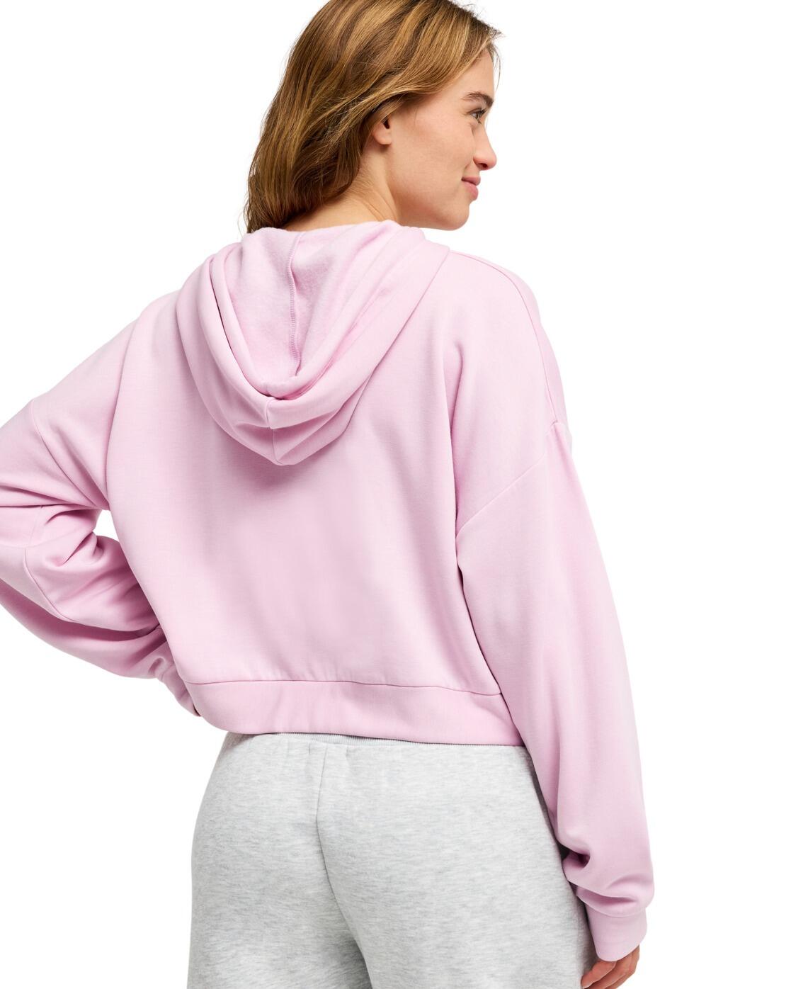Weicher Lounge-Hoodie SURFING BY DAYLIGHT Rosa Dames 2/4