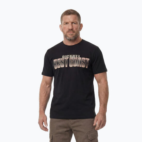 Heren T-shirt Pitbull Best Coast