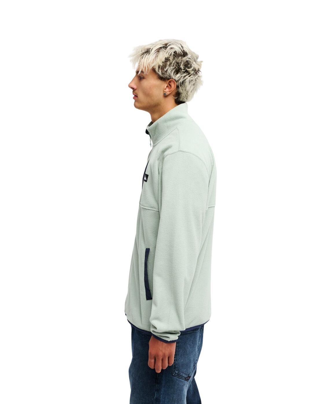 Polar con cremallera NO DESTINATION Verde Hombre 3/4