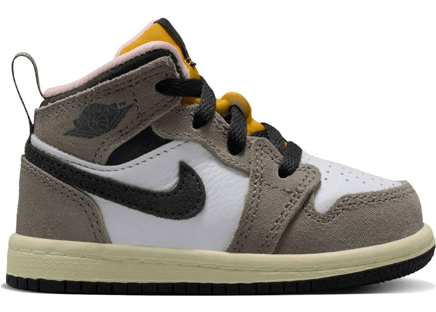 Jordan 1 Mid SE White Cave Stone (TD) - Baskets Mid-Top Enfant 1/1