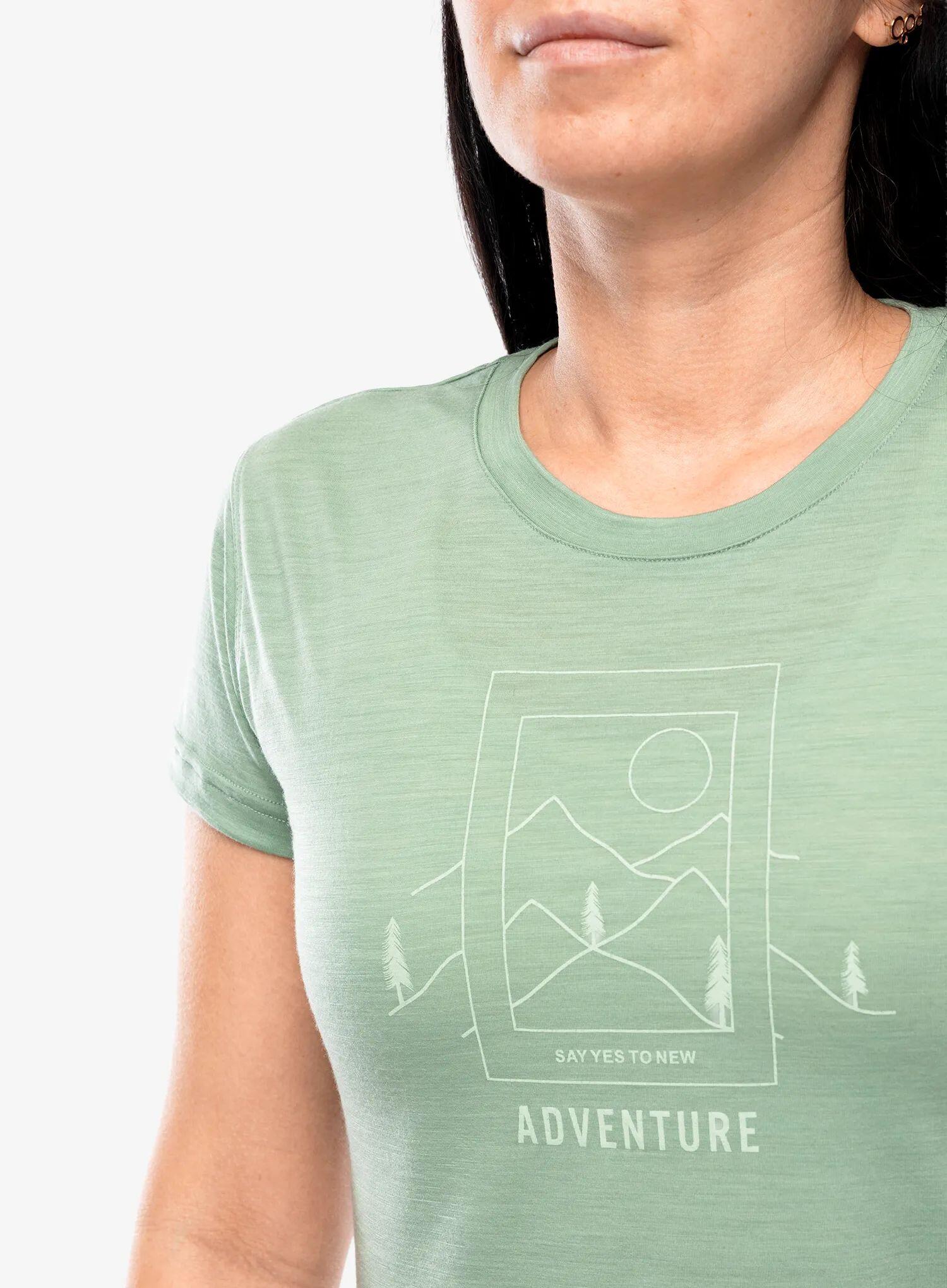 Koszulka merino damska Sensor Merino Air Say Yes Tee SS 3/7