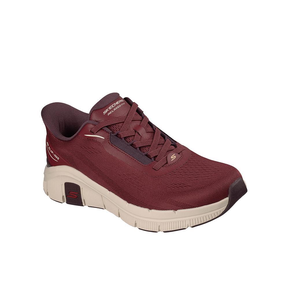 Zapatillas Skechers Hombre Relaxed Fit Flex Burdeos 2/5